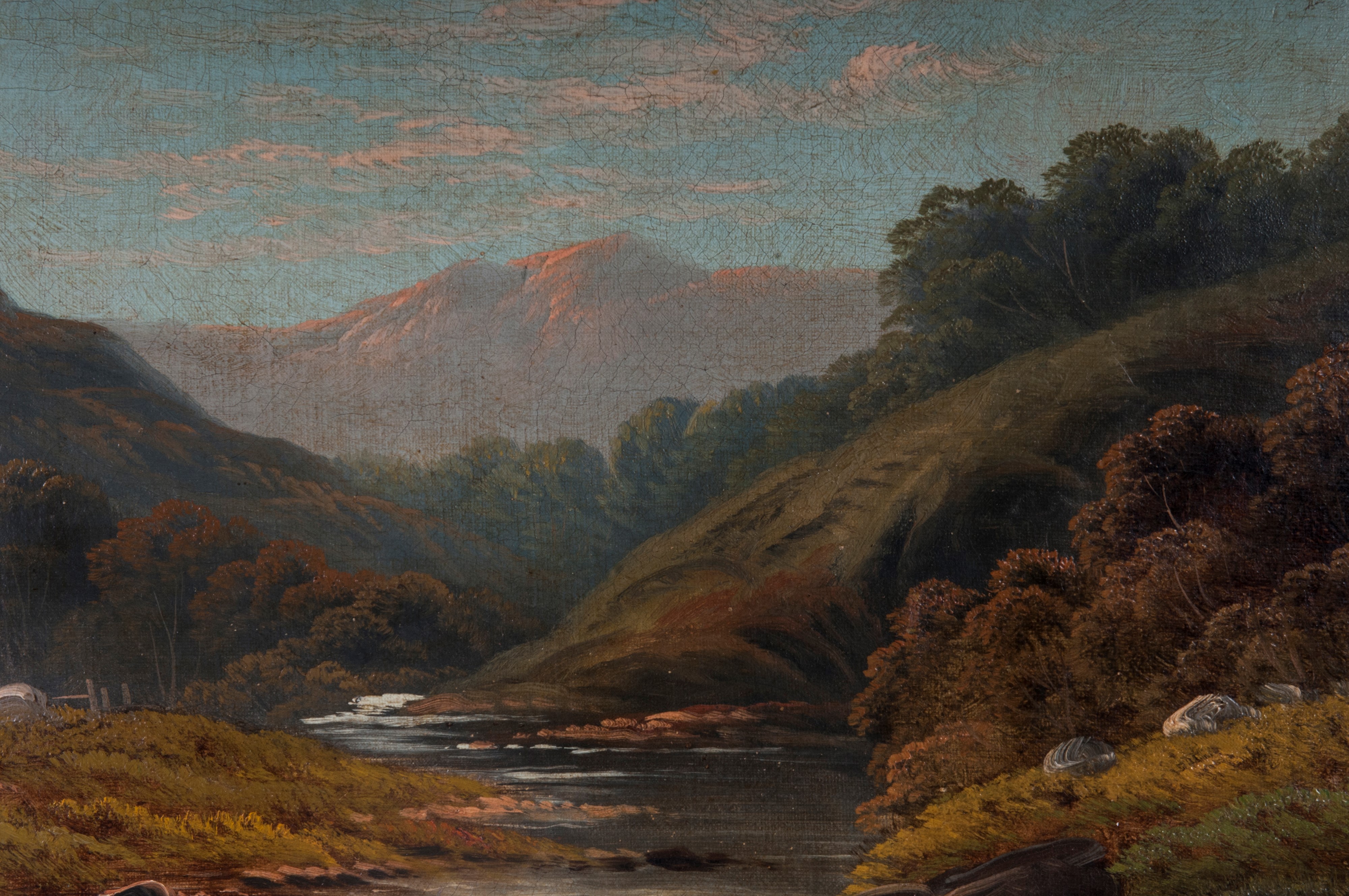 Lotto di due paesaggi