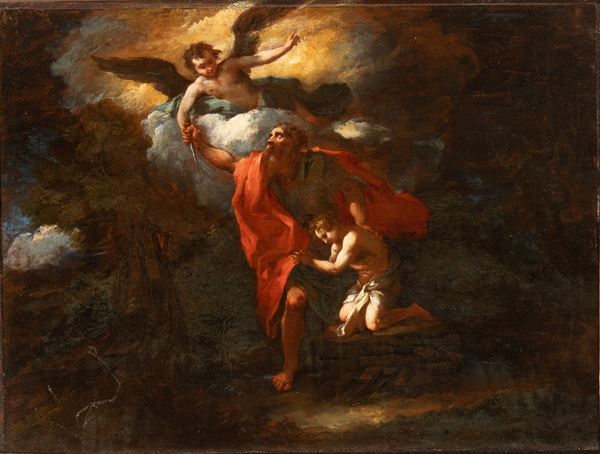 Artista attivo a Roma, met&#224; XVII secolo - The sacrifice of Isaac