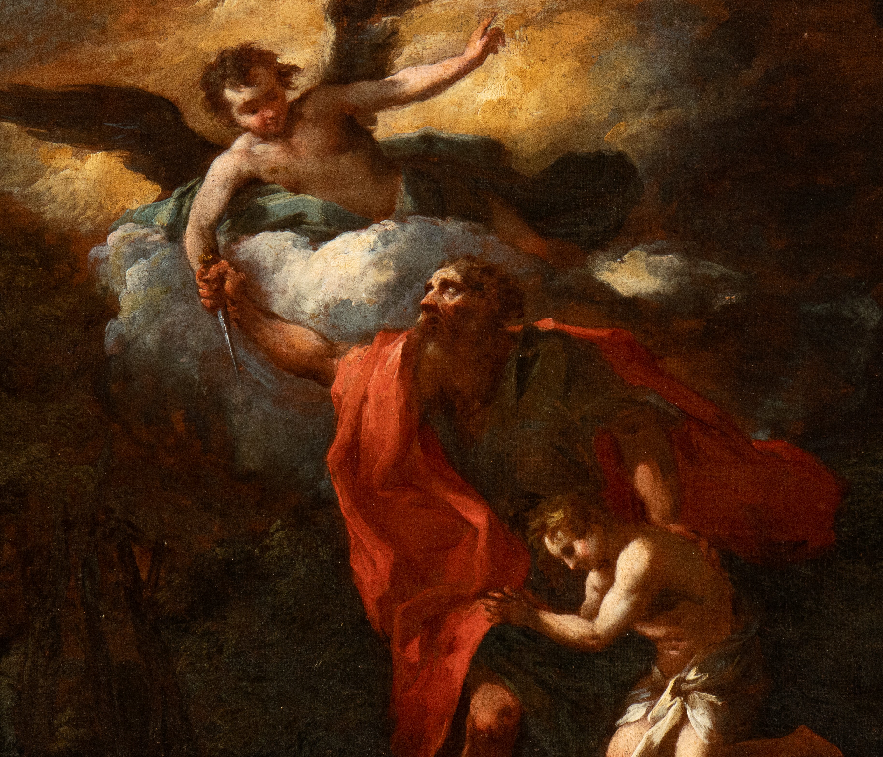 Artista Attivo a Roma, Metà XVII Secolo - Il Sacrificio di Isacco