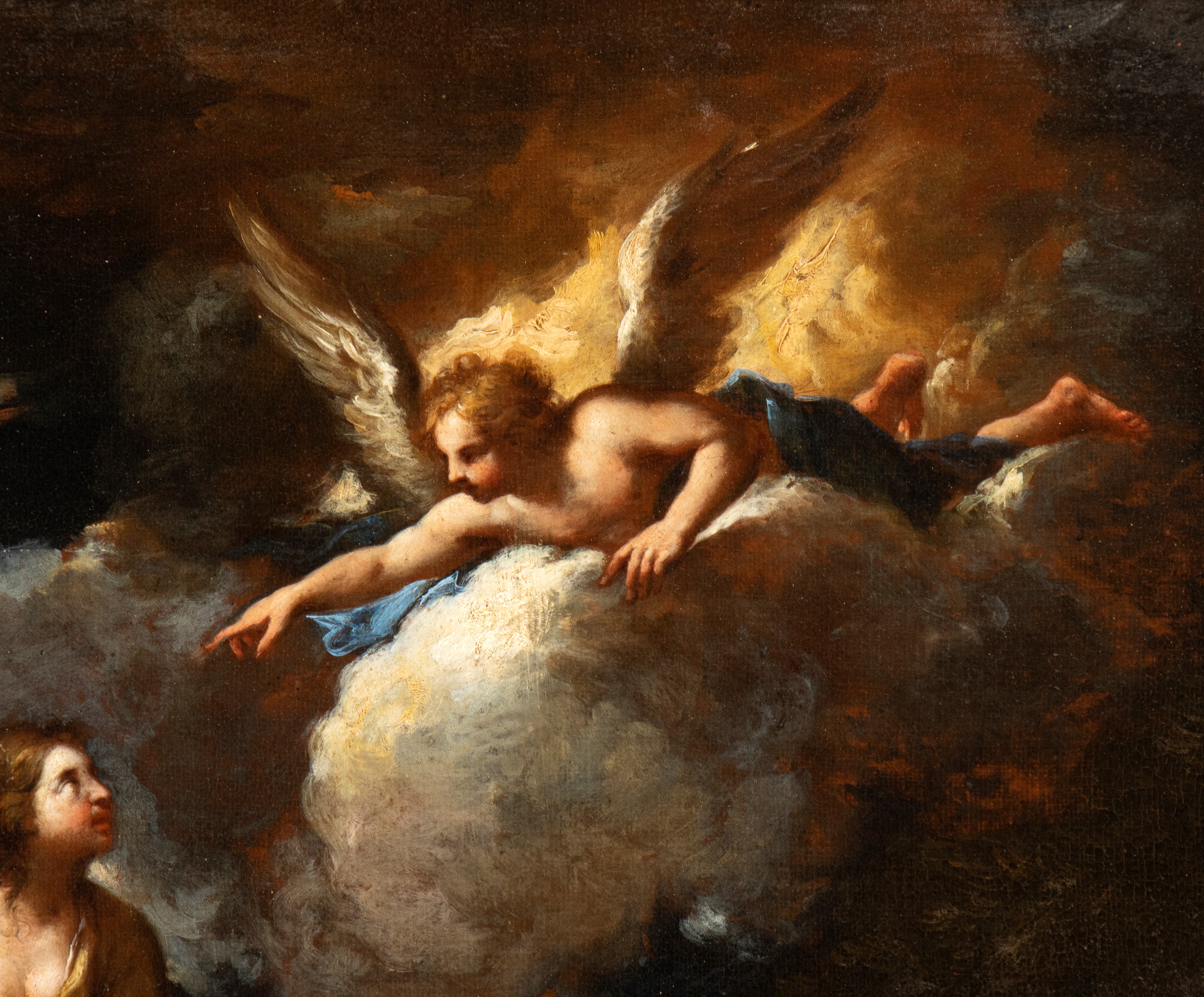 Artista Attivo a Roma, Metà XVII Secolo - Agar e Ismaele nel Deserto