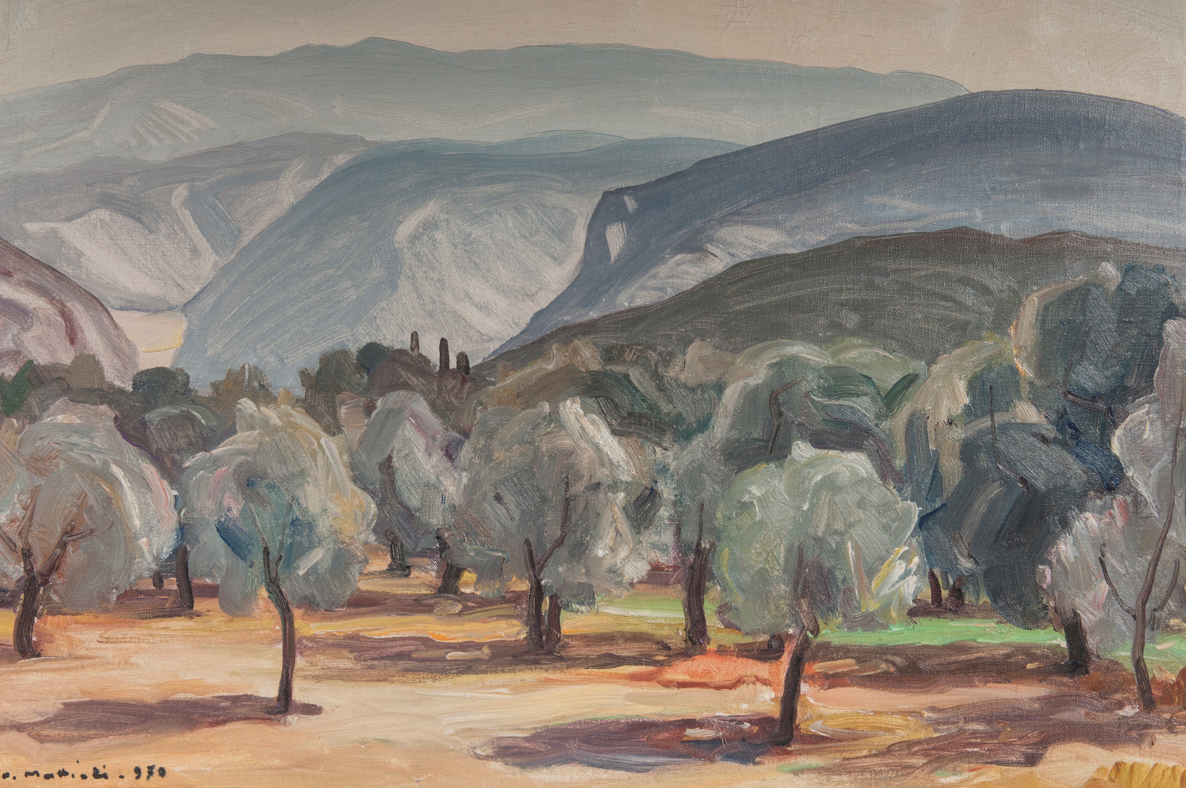 Giovanni Omiccioli - Paesaggio con Alberi