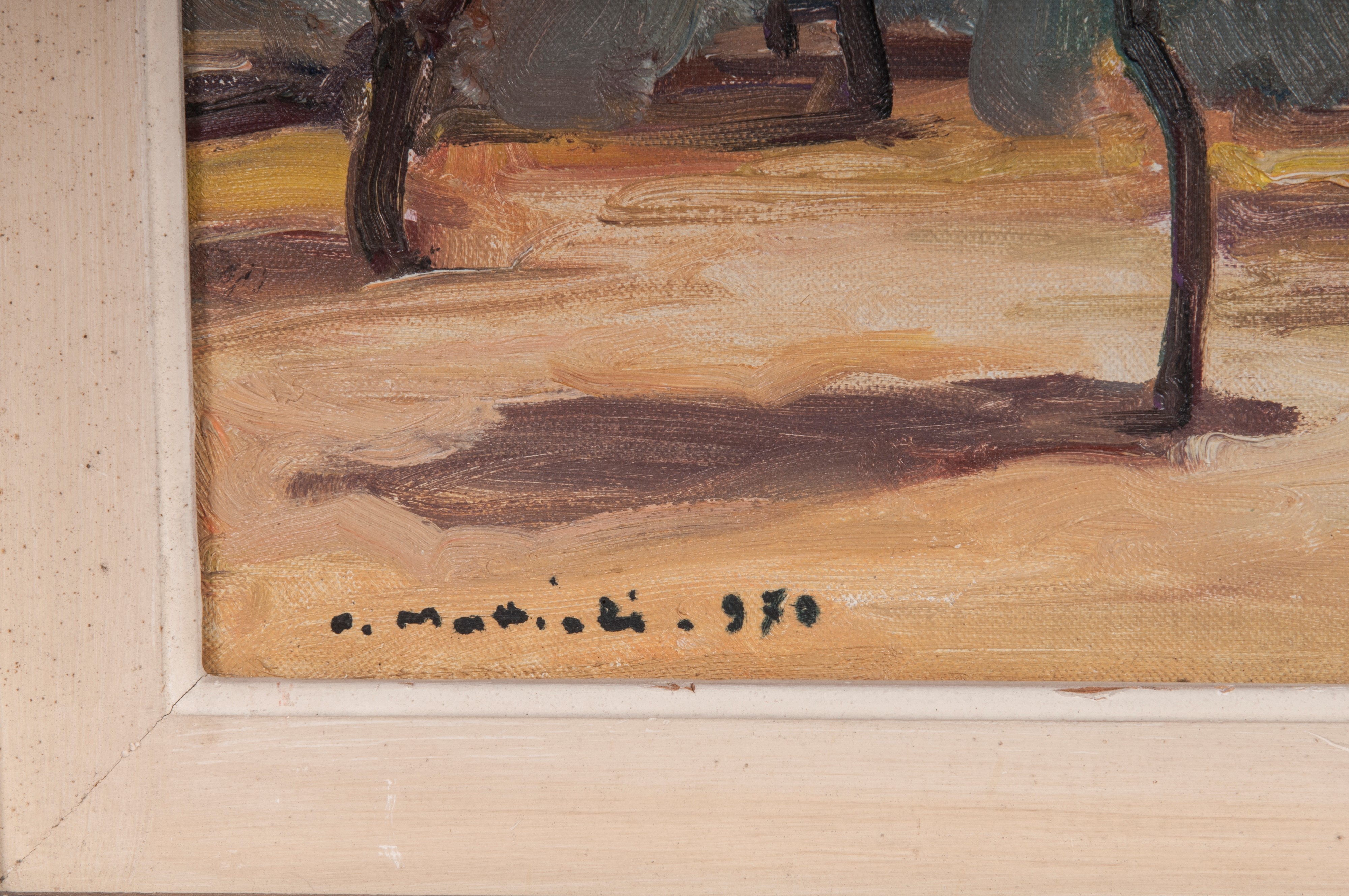 Giovanni Omiccioli - Paesaggio con Alberi