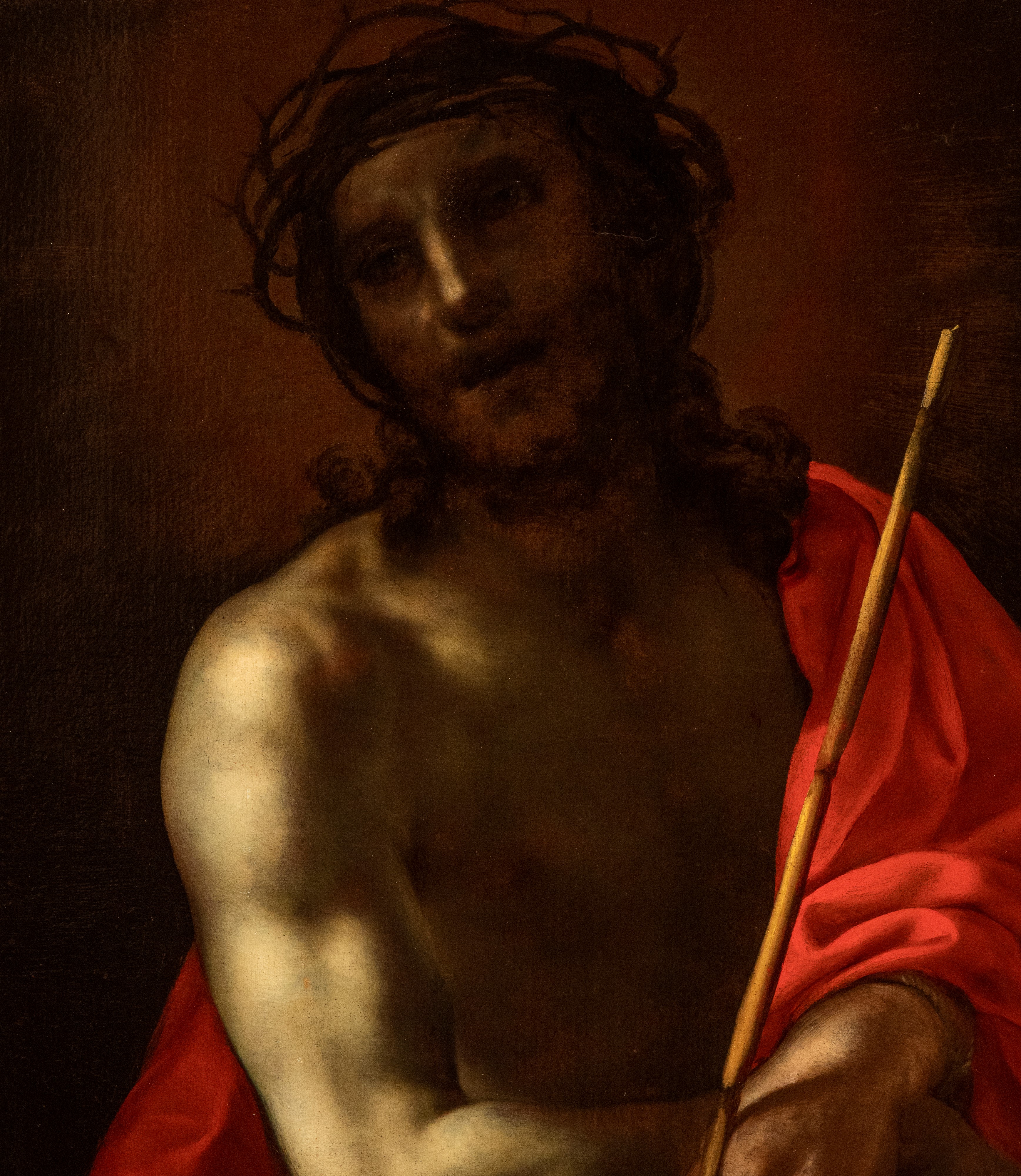 Artista Caravaggesco Attivo a Roma, Prima Metà XVII Secolo - Ecce Homo