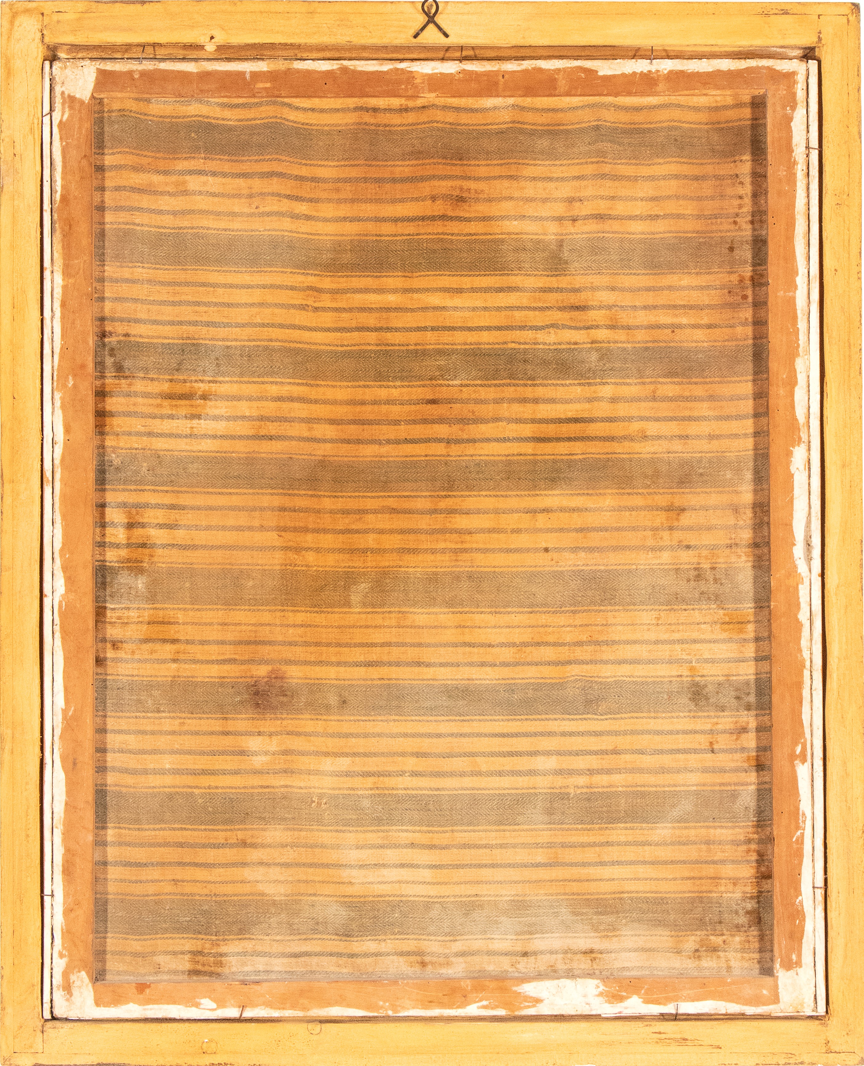 Ghirlanda di fiori con Sacra Famiglia e San Giovannino