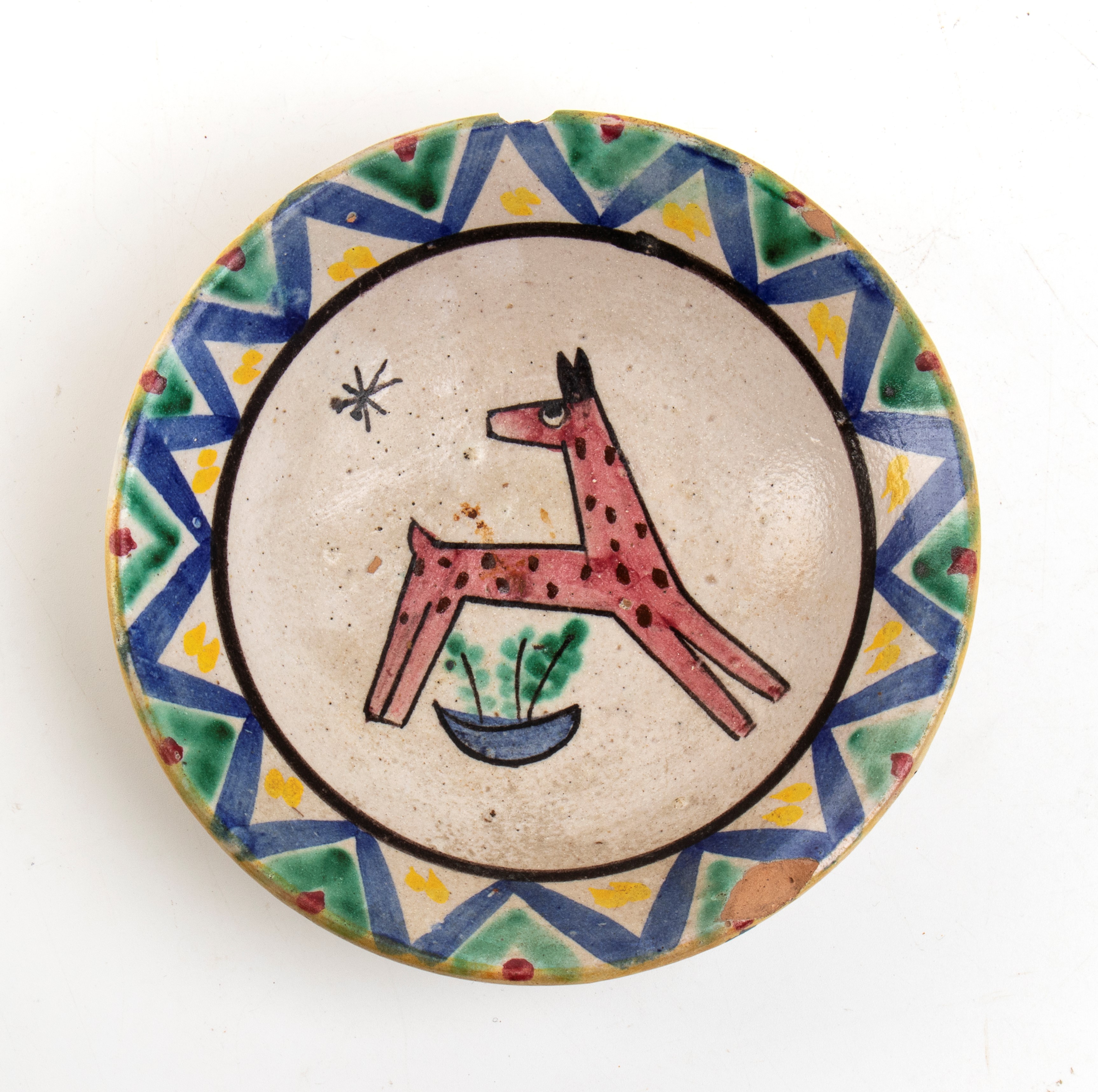 Piccolo piatto con daino