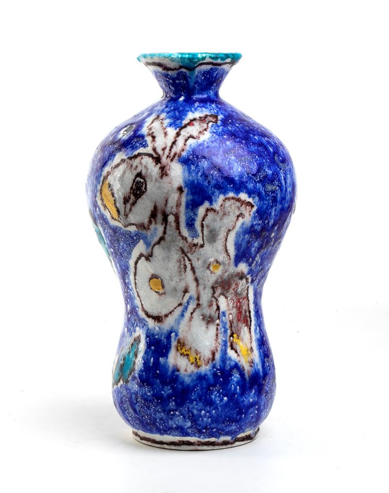 Salvatore Procida - Vaso Policromo con Figure Zoomorfe