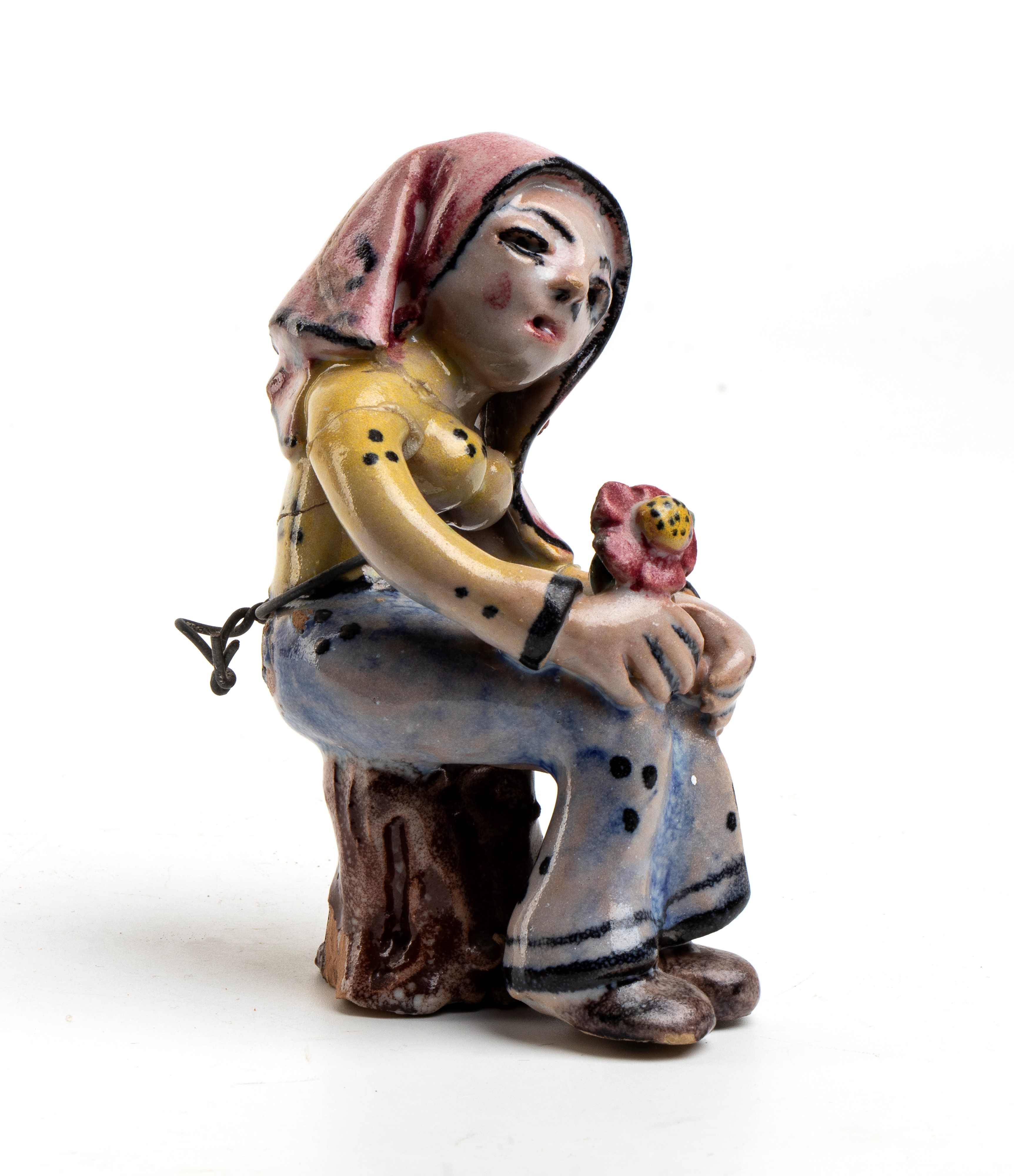 Manifattura Vietri - Bambina con Fiore