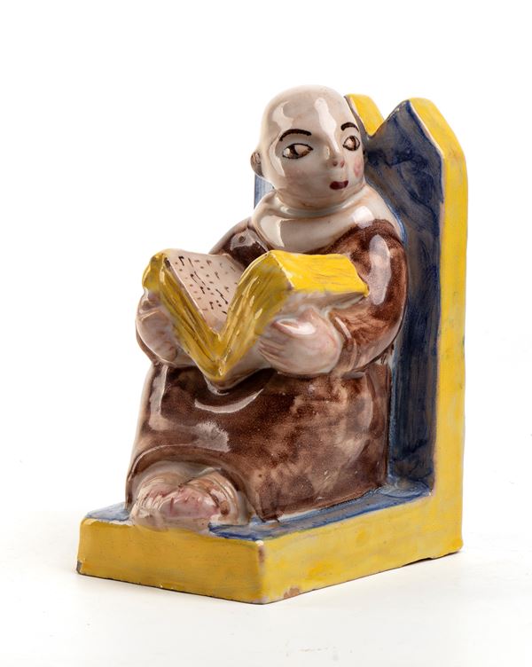 MANIFATTURA VIETRI - Monaciello reading, bookend