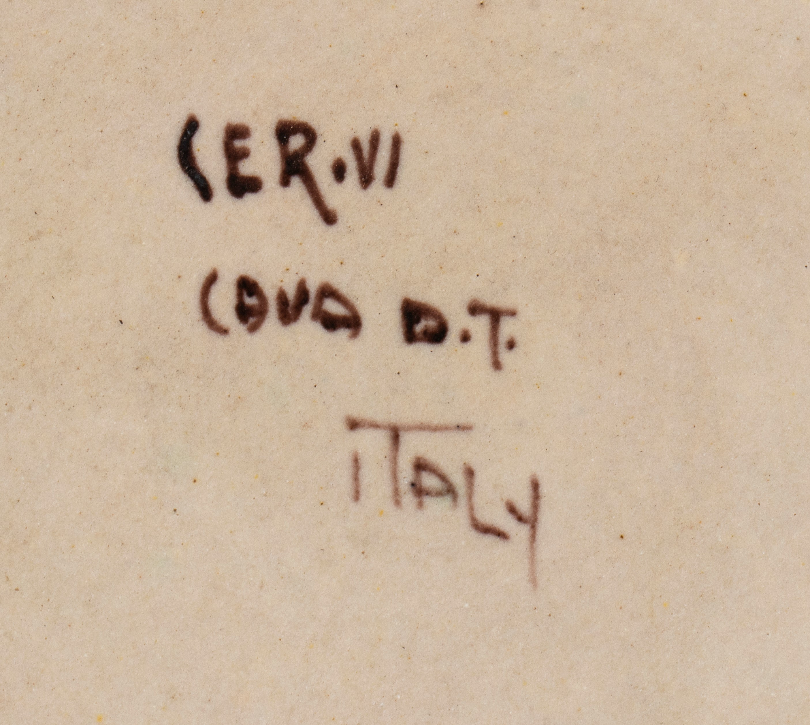 Piatto concavo con decorazione di pesci e rilievo di lumaca e rana, Cava dei Tirreni