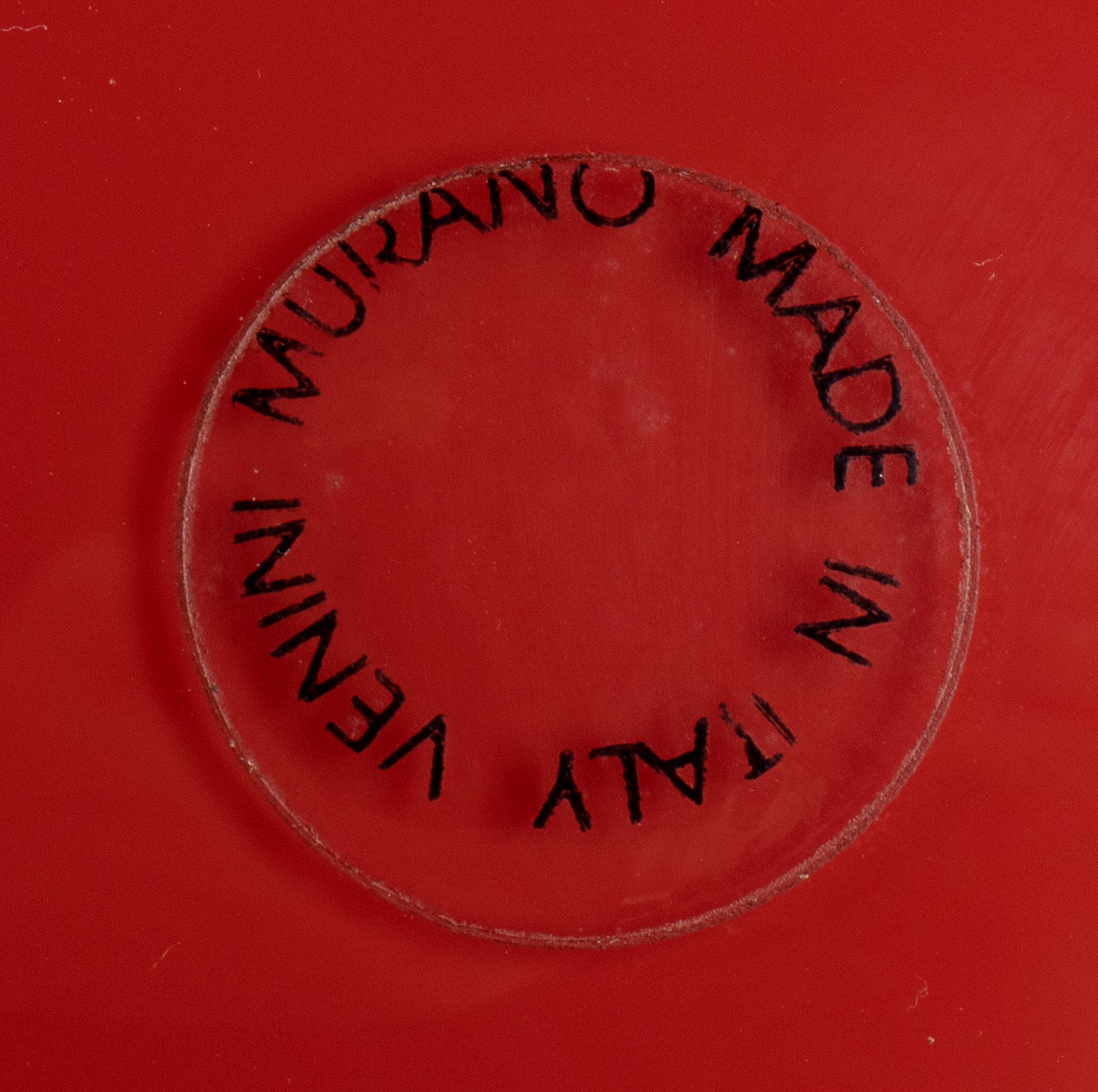 Tobia Scarpa - Venini, Vaso Opachi Rosso