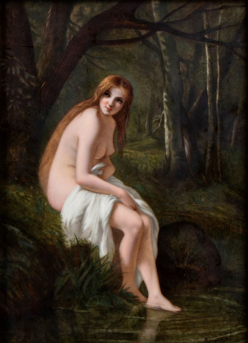 Marie Gabrielle le Masquerier - Ninfa al Bagno