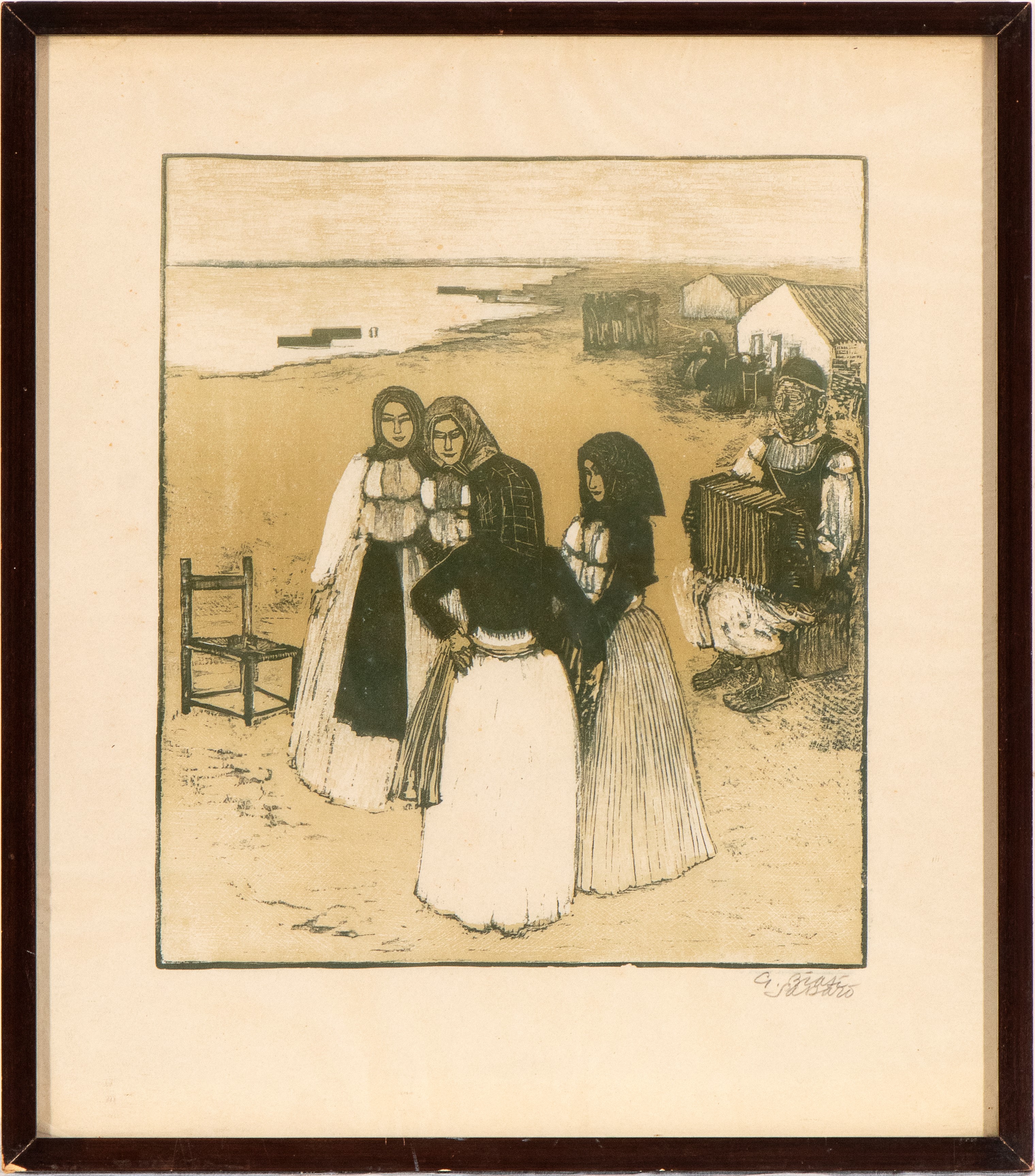 Danzatrici con suonatore