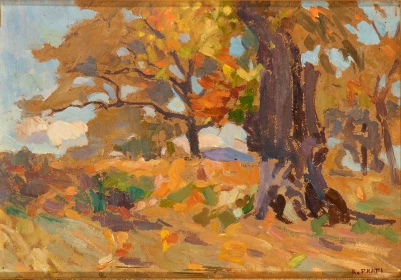 Romualdo Prati - Paesaggio Autunnale