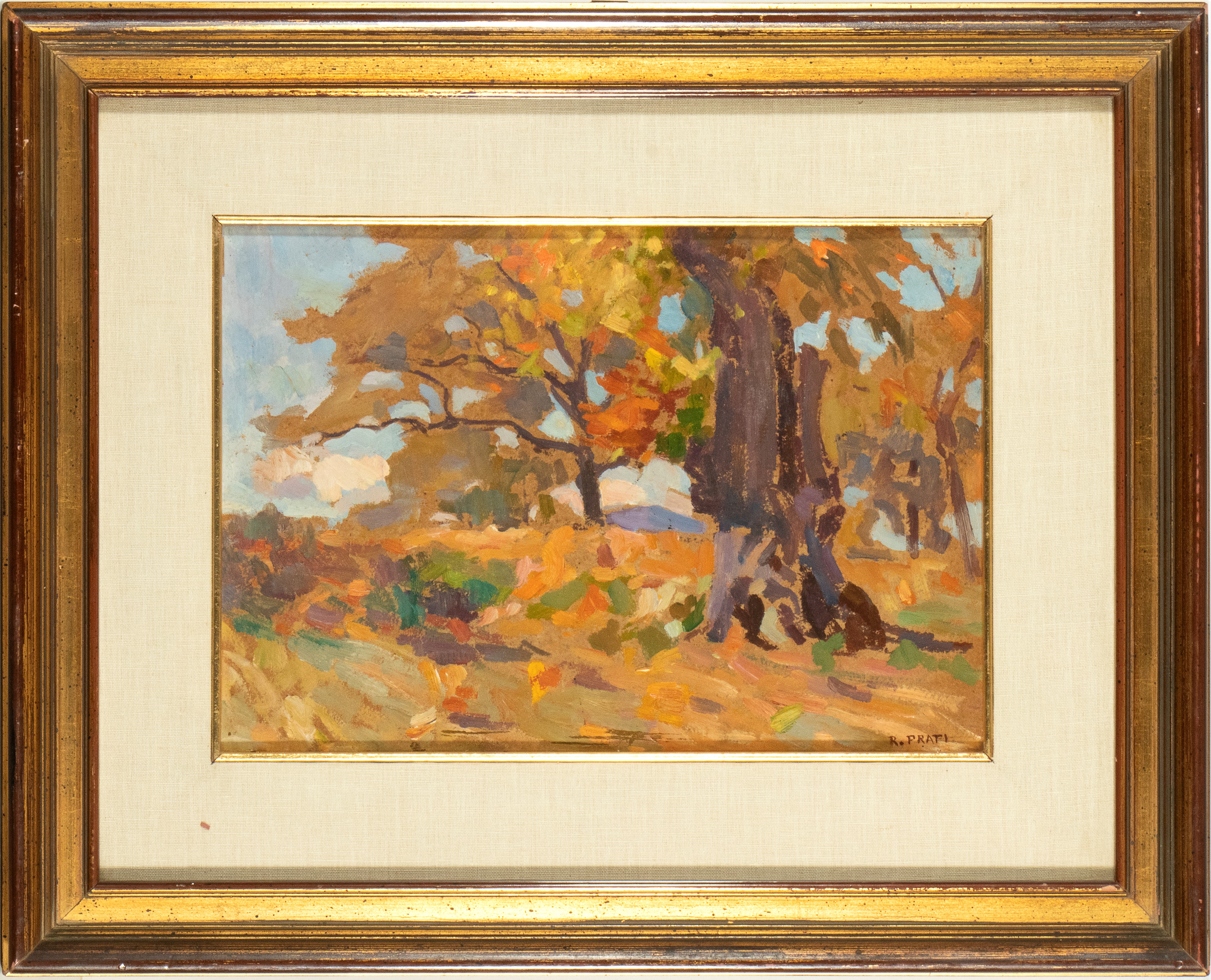 Romualdo Prati - Paesaggio Autunnale