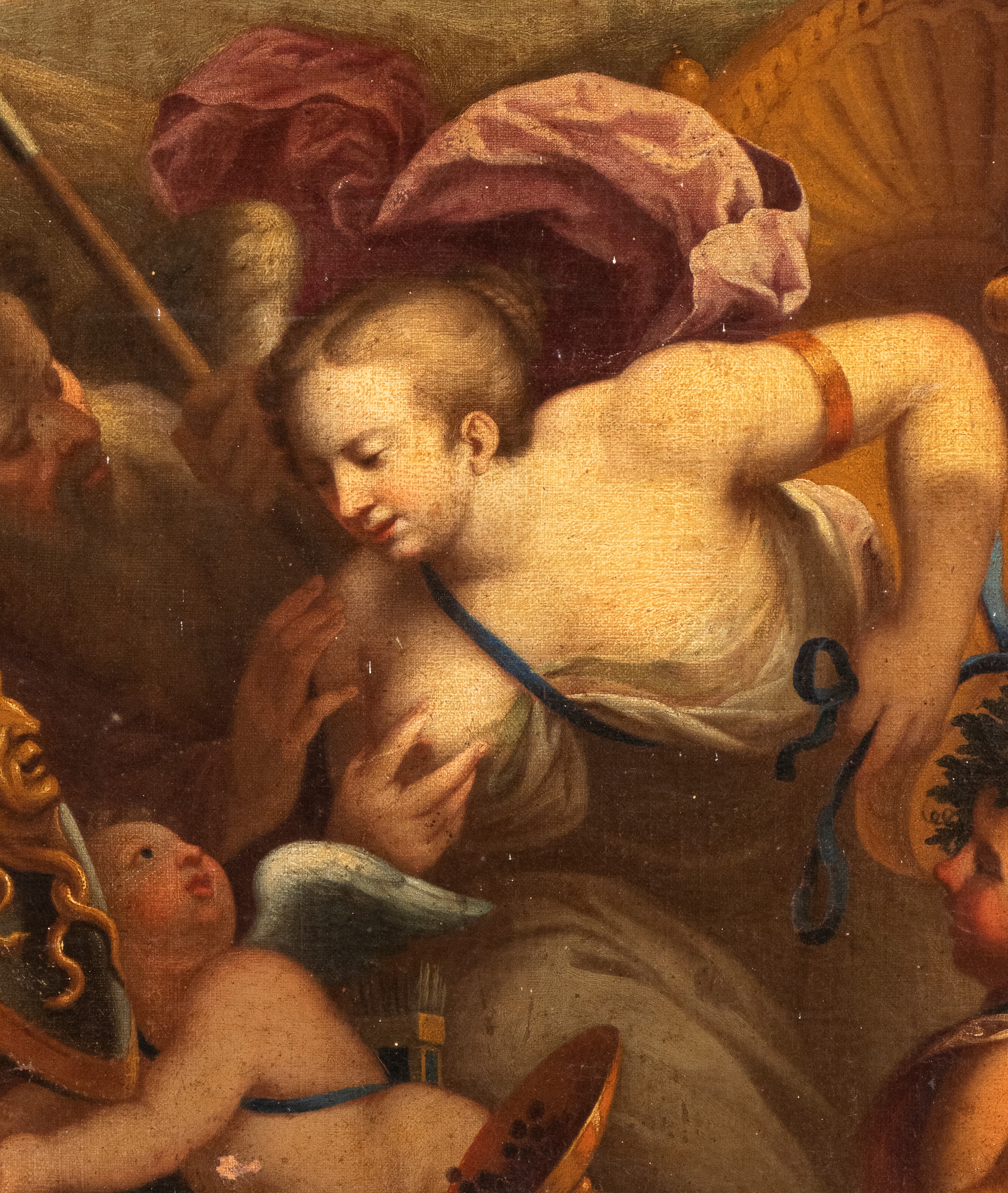 Artista Fiammingo, XVII Secolo - Minerva Protegge il Pastore Sifilo