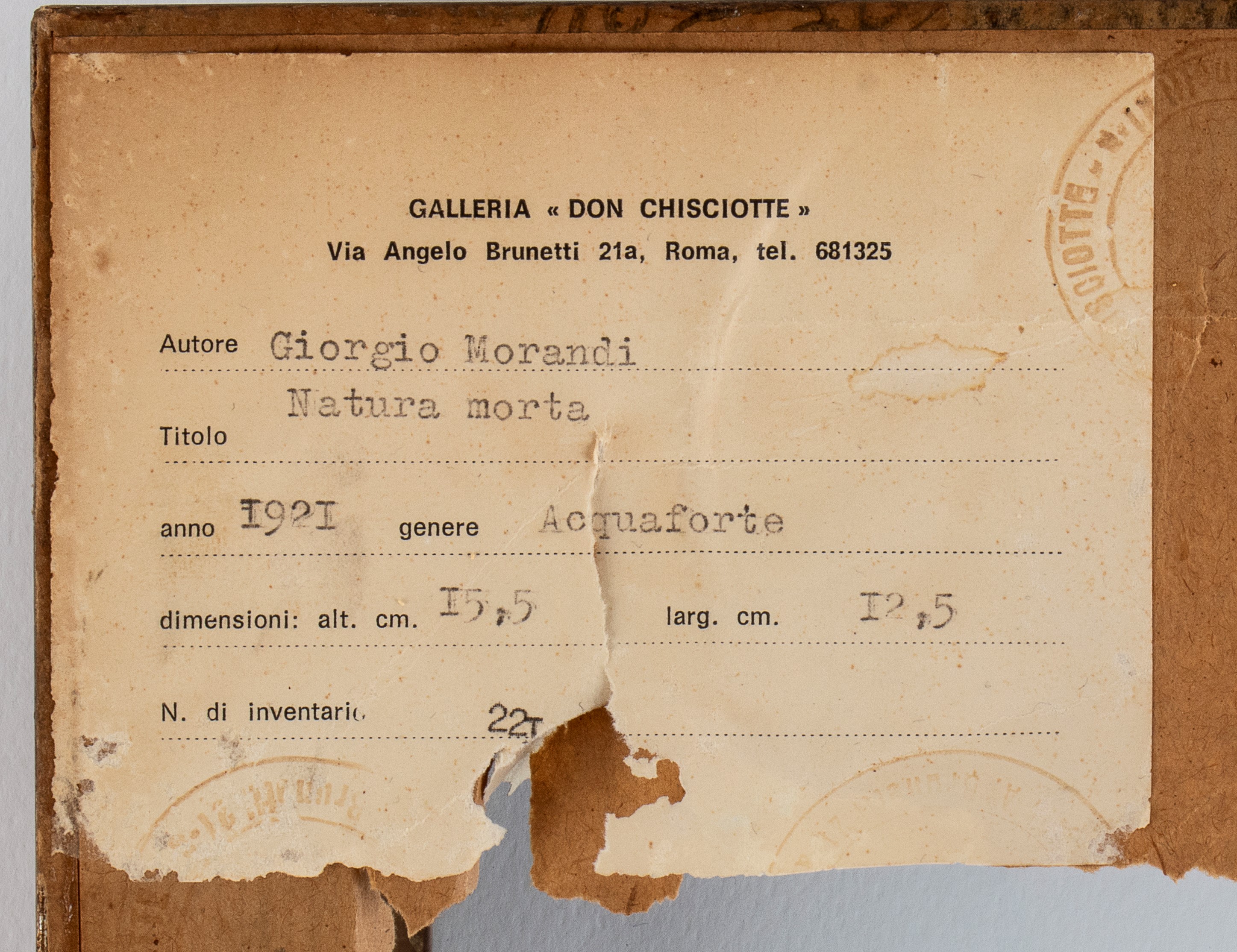 Giorgio Morandi - Natura Morta