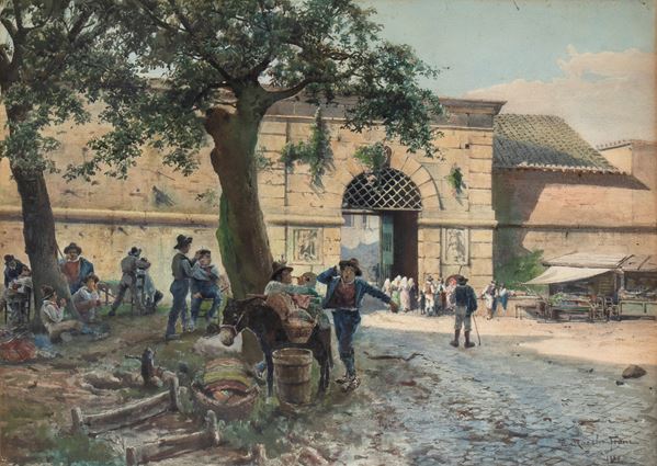 ETTORE ROESLER FRANZ - Porta Angelica in Rome