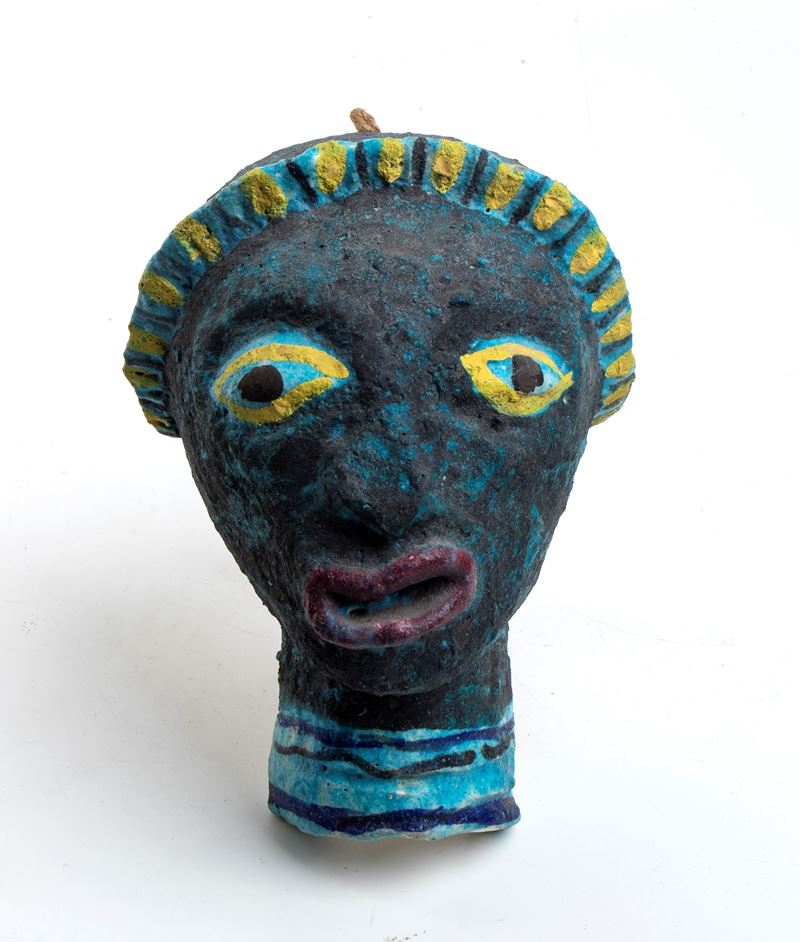 Salvatore Procida - Maschera Murale con Copricapo