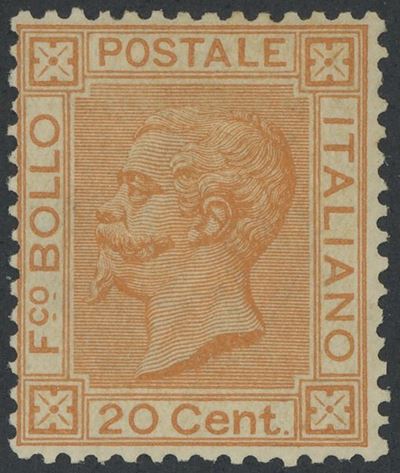 Regno - Bigola, 20 Cent. Nuovo con Gomma Originale
