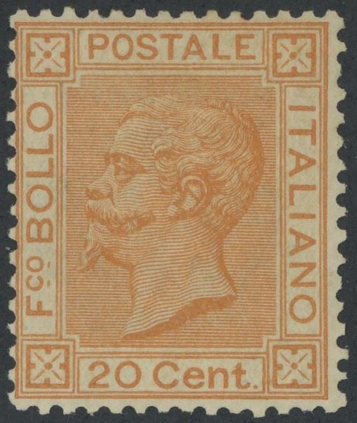 Regno - Bigola, 20 Cent. Nuovo con Gomma Originale