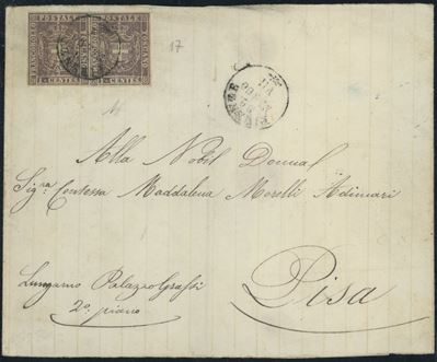 Toscana - Gov. Provvisorio, Storia Postale.
