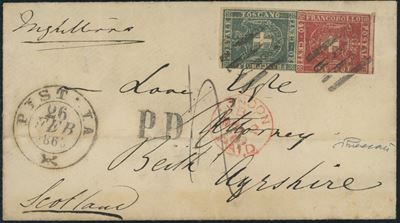Toscana - Gov. Provvisorio, Storia Postale