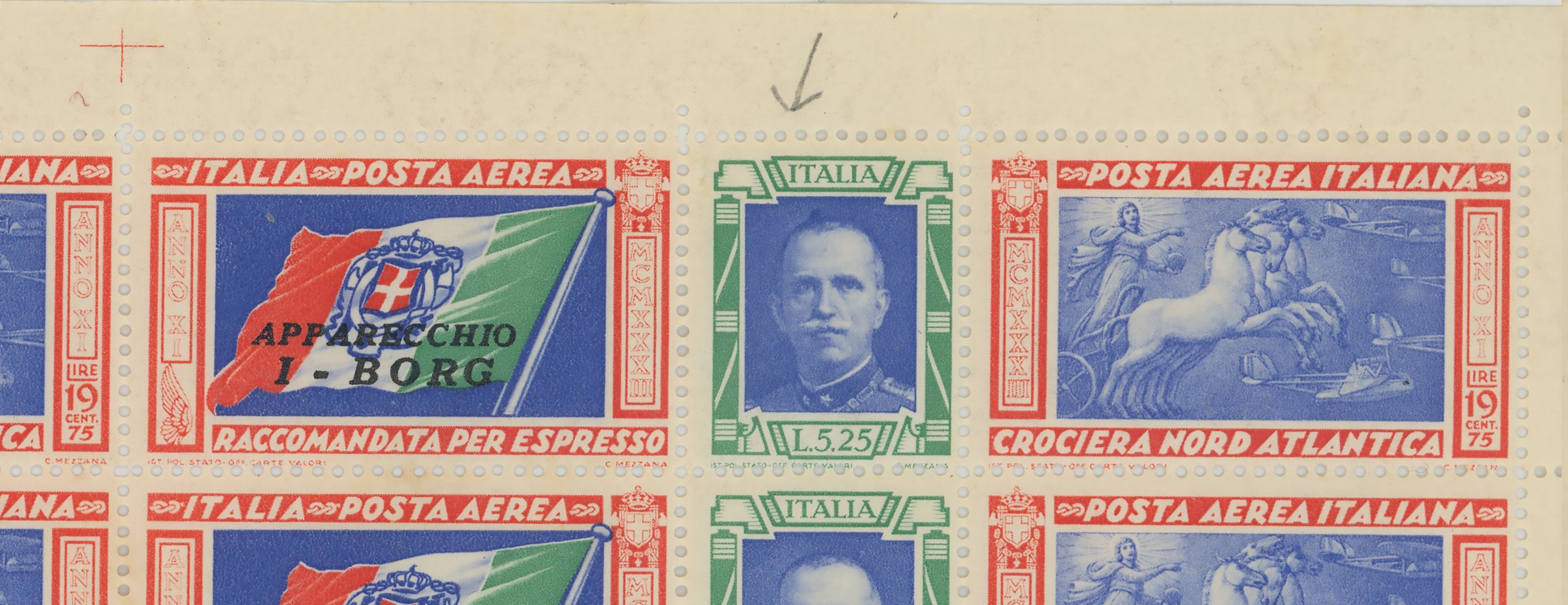 Regno - I fogli dei trittici con la varietà ''Ciuffo''