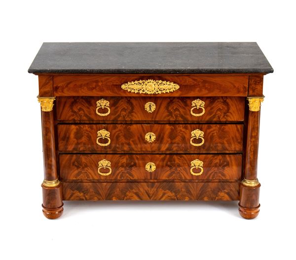 French Empire chest of drawers