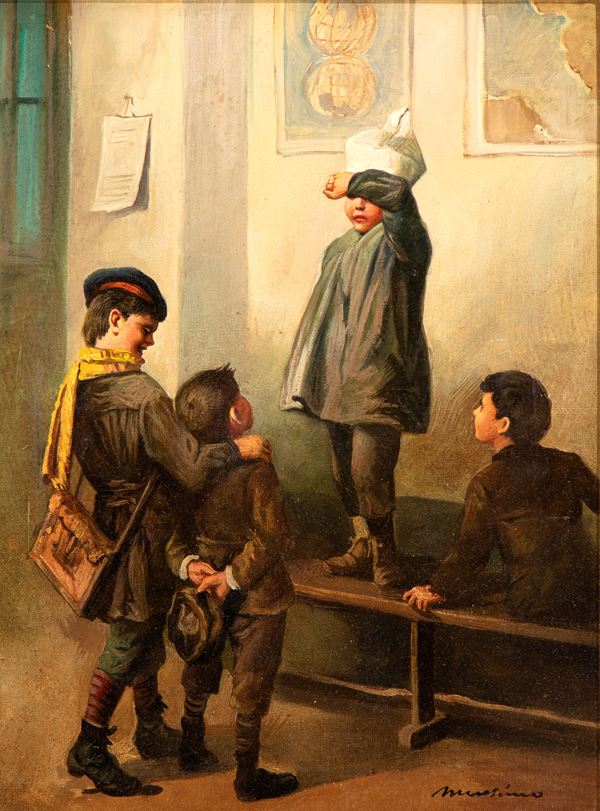 JEAN GEOFFROY - Copy of the painting A future savant
