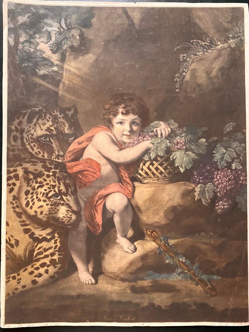 John Raphael Smith - Bacco (henry George Herbert, 2nd Earl Of Carnarvon), da Sir Joshua Reynolds