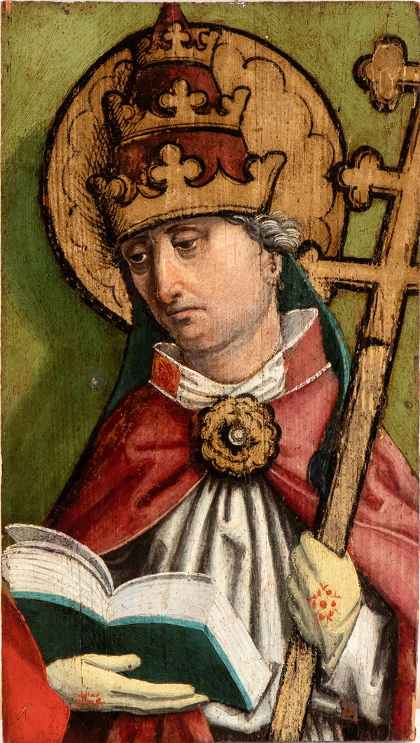 Scuola tedesca, XVI secolo - Santo vescovo