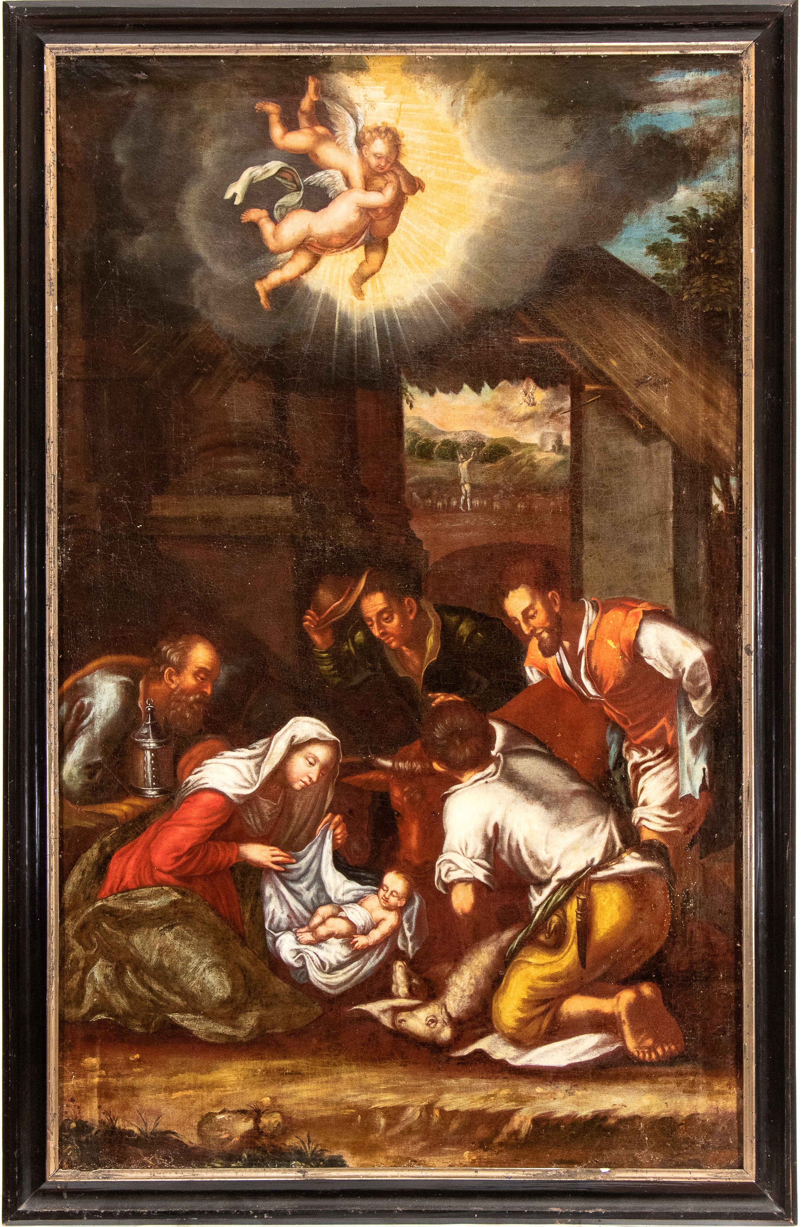 Jacopo dal Ponte Detto Jacopo Bassano - Adorazione dei Pastori