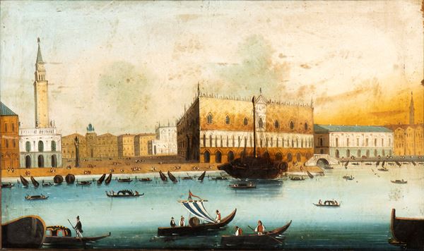 Artista anonimo, XIX secolo - View of Palazzo Ducale from San Marco's Basin