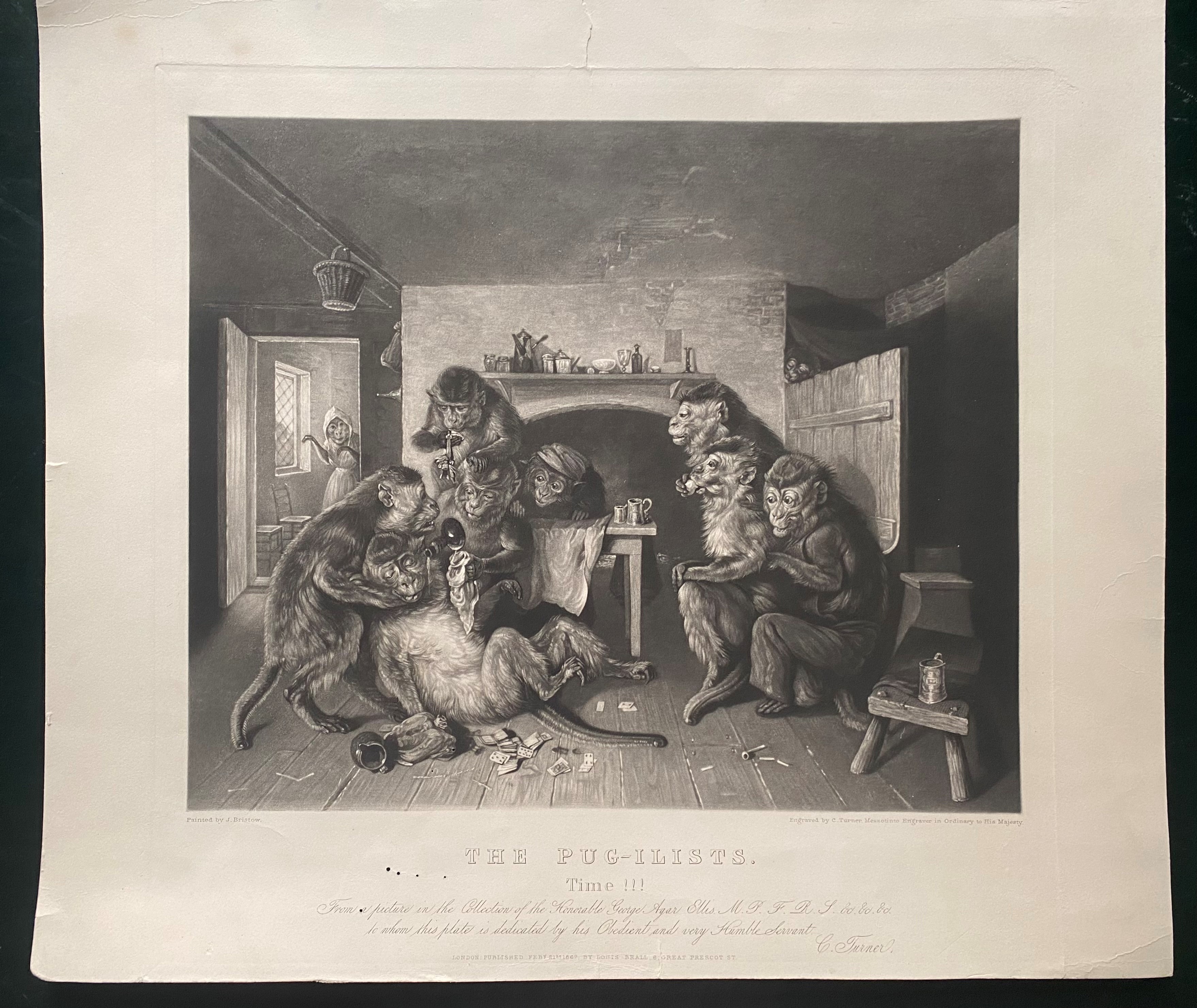 Charles Turner - The Pug-ilists. Time!!! | The Du'ellists, Now Sir!!!