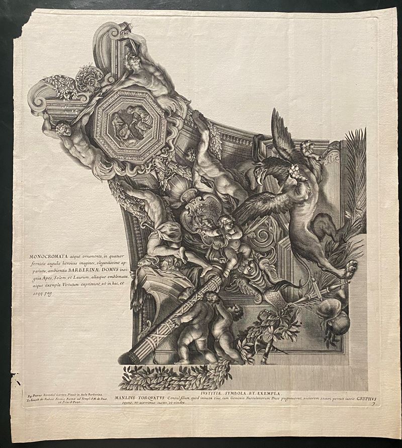 BARBERINAE AVLAE FORNIX, da Pietro da Cortona