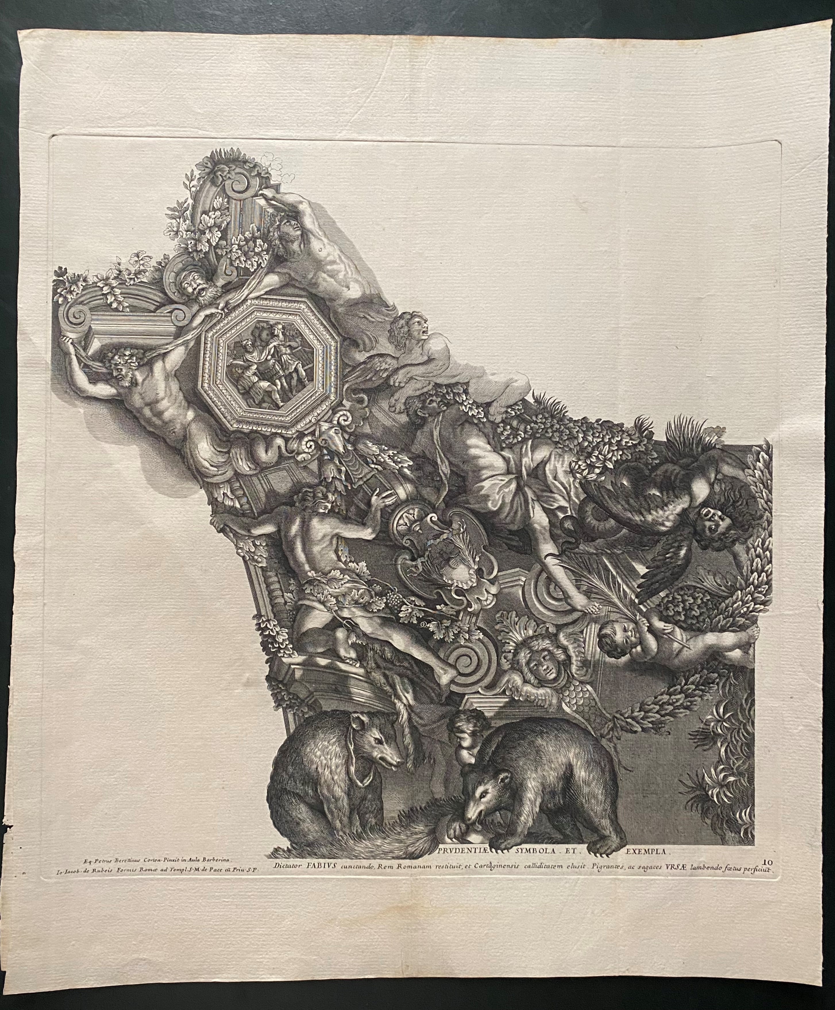 BARBERINAE AVLAE FORNIX, da Pietro da Cortona