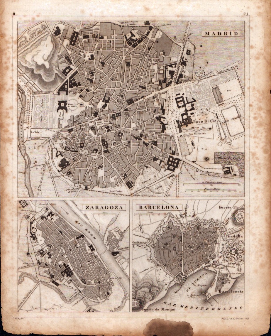 Lotto di mappe varie