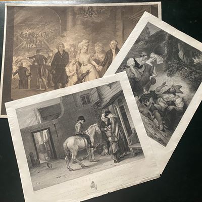 Lotto di Tre Incisioni