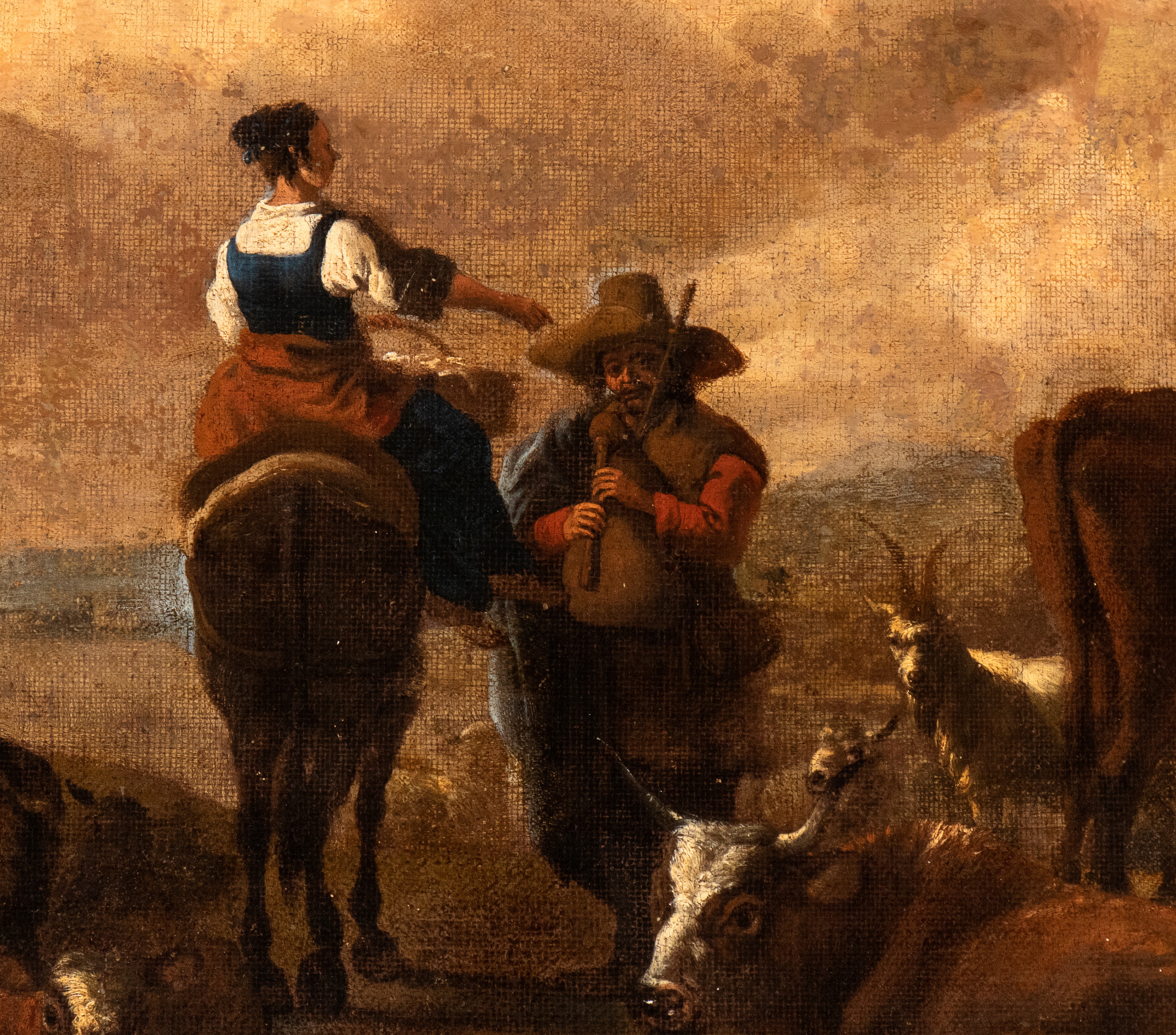 Nicolaes Berchem - Paesaggio con Pastori e Armenti