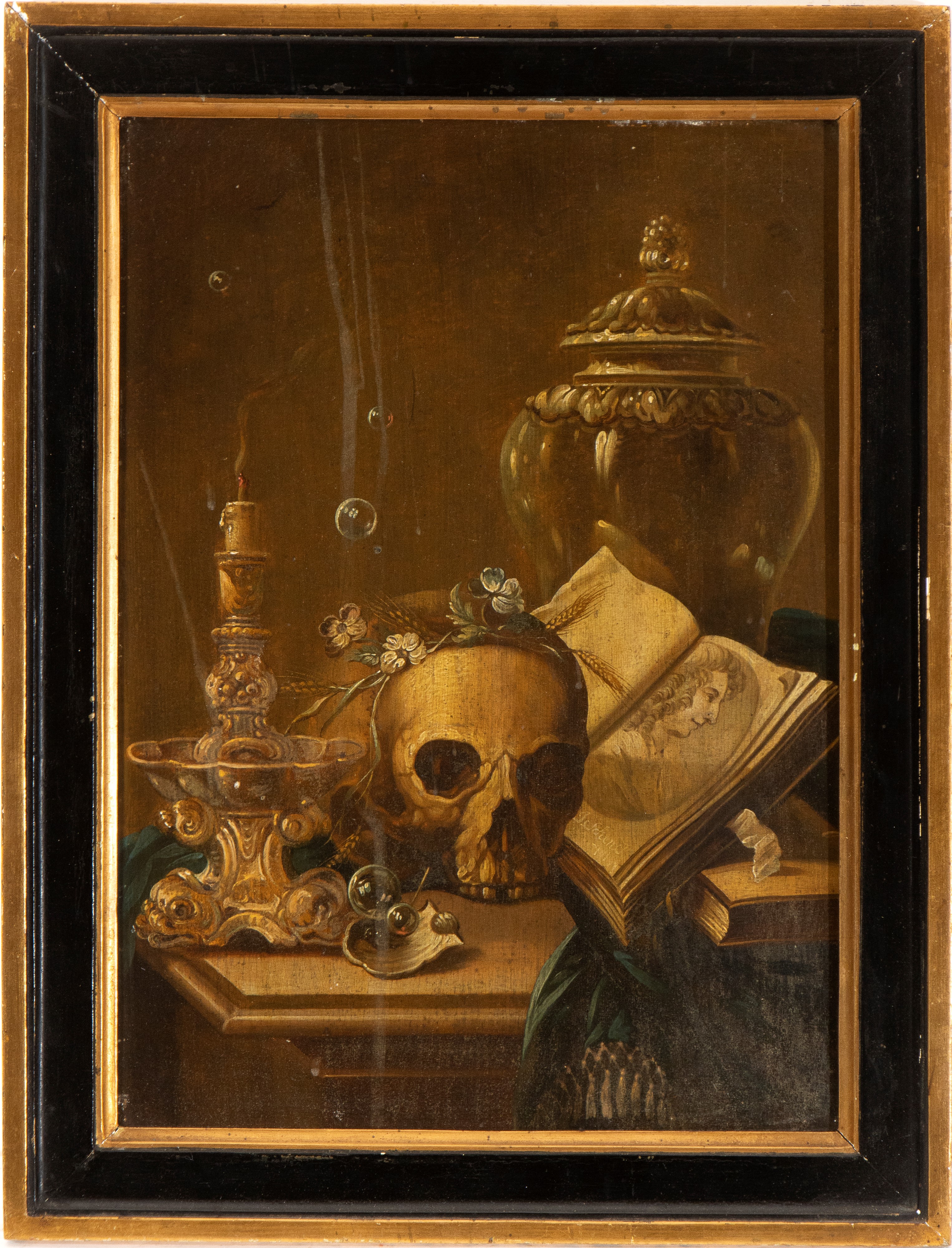 Artista Olandese, Fine XVII - Inizio XVIII Secolo - Natura Morta di Vanitas
