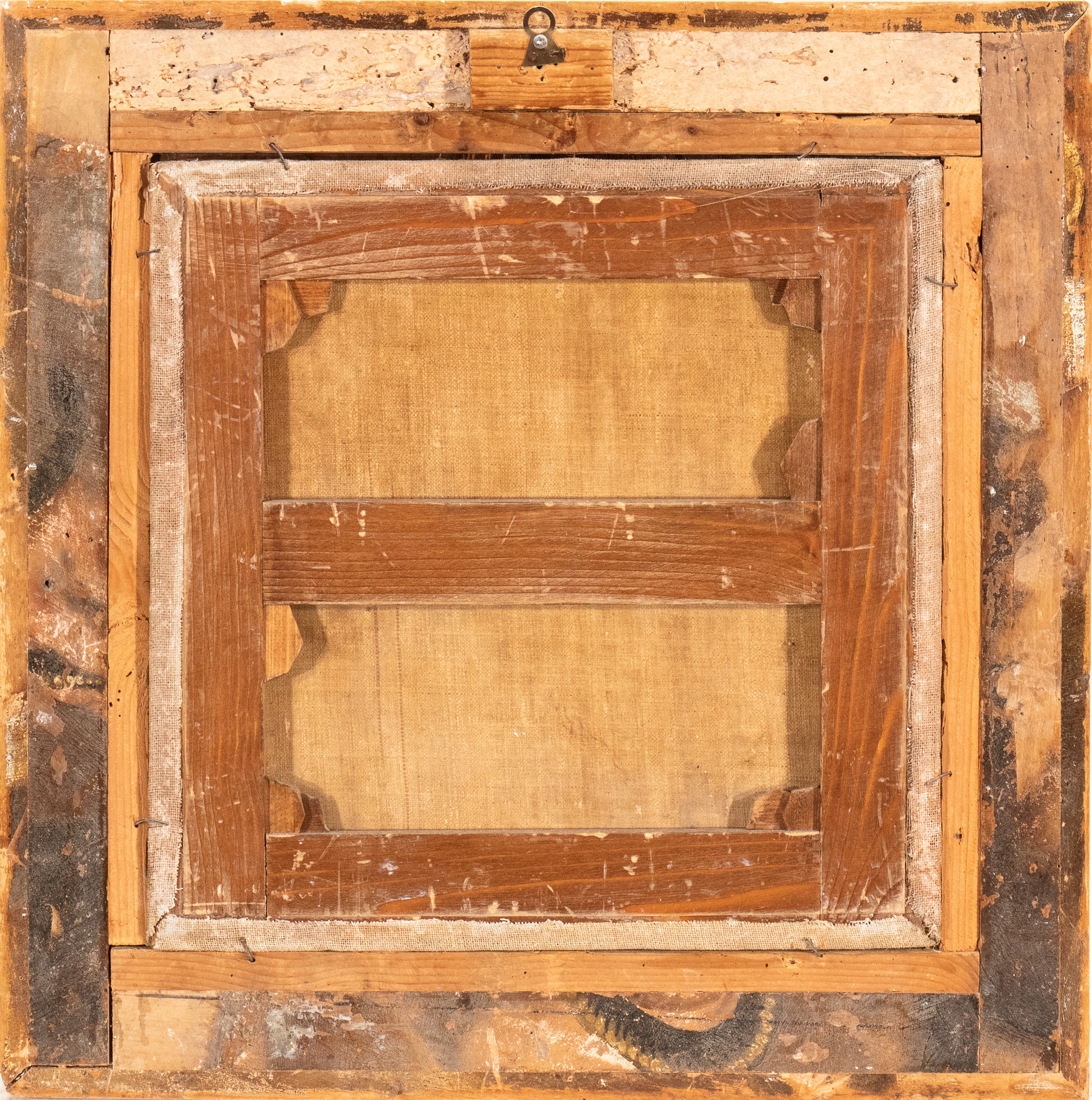 Pastori a riposo presso un corso d'acqua