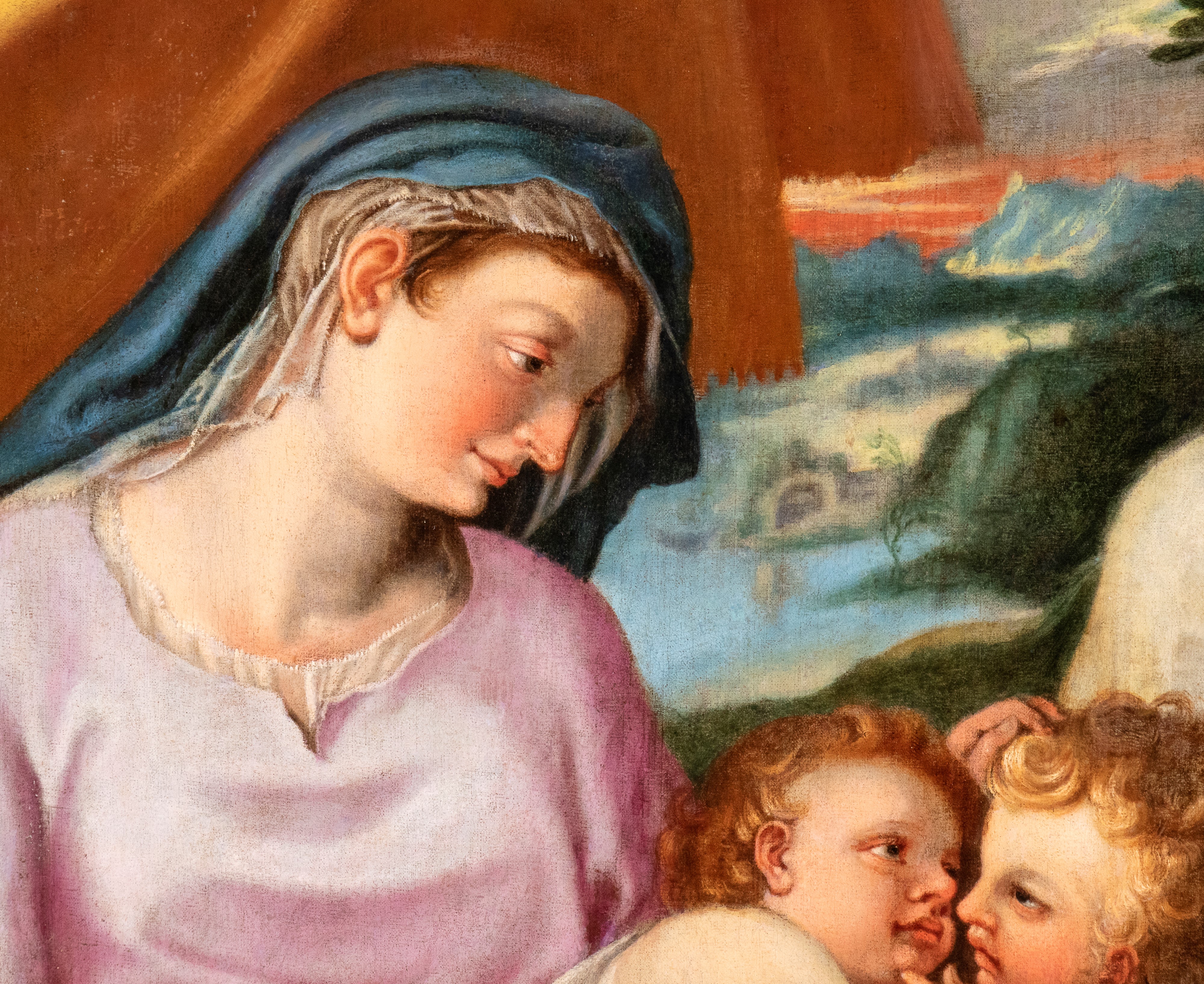 Girolamo Muziano - Sacra Famiglia con San Giovannino