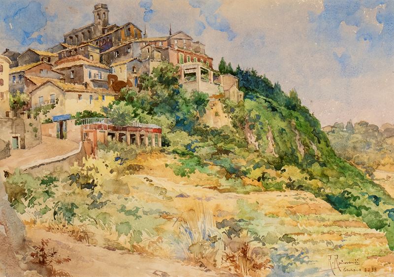 Roberto Raimondi - Veduta di Genzano