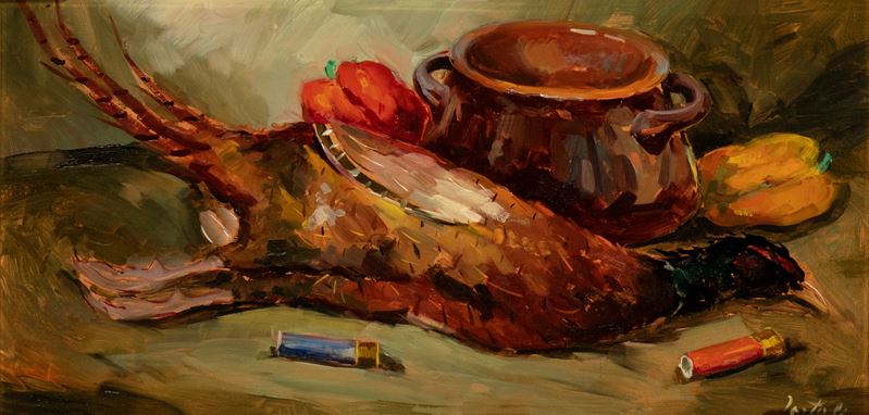 Amerigo Bartoli Natinguerra - Natura Morta con Fagiano