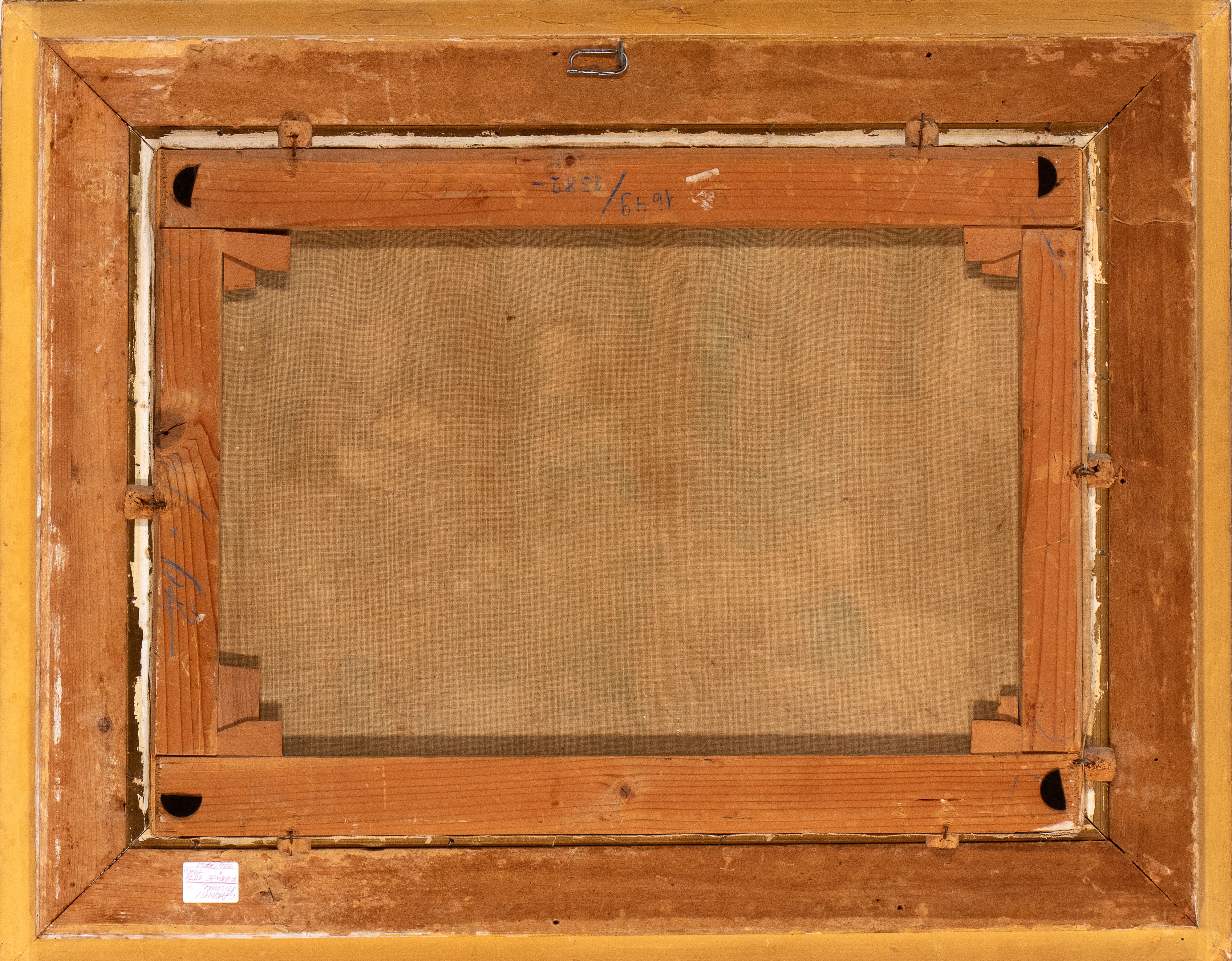 Interno con contadini