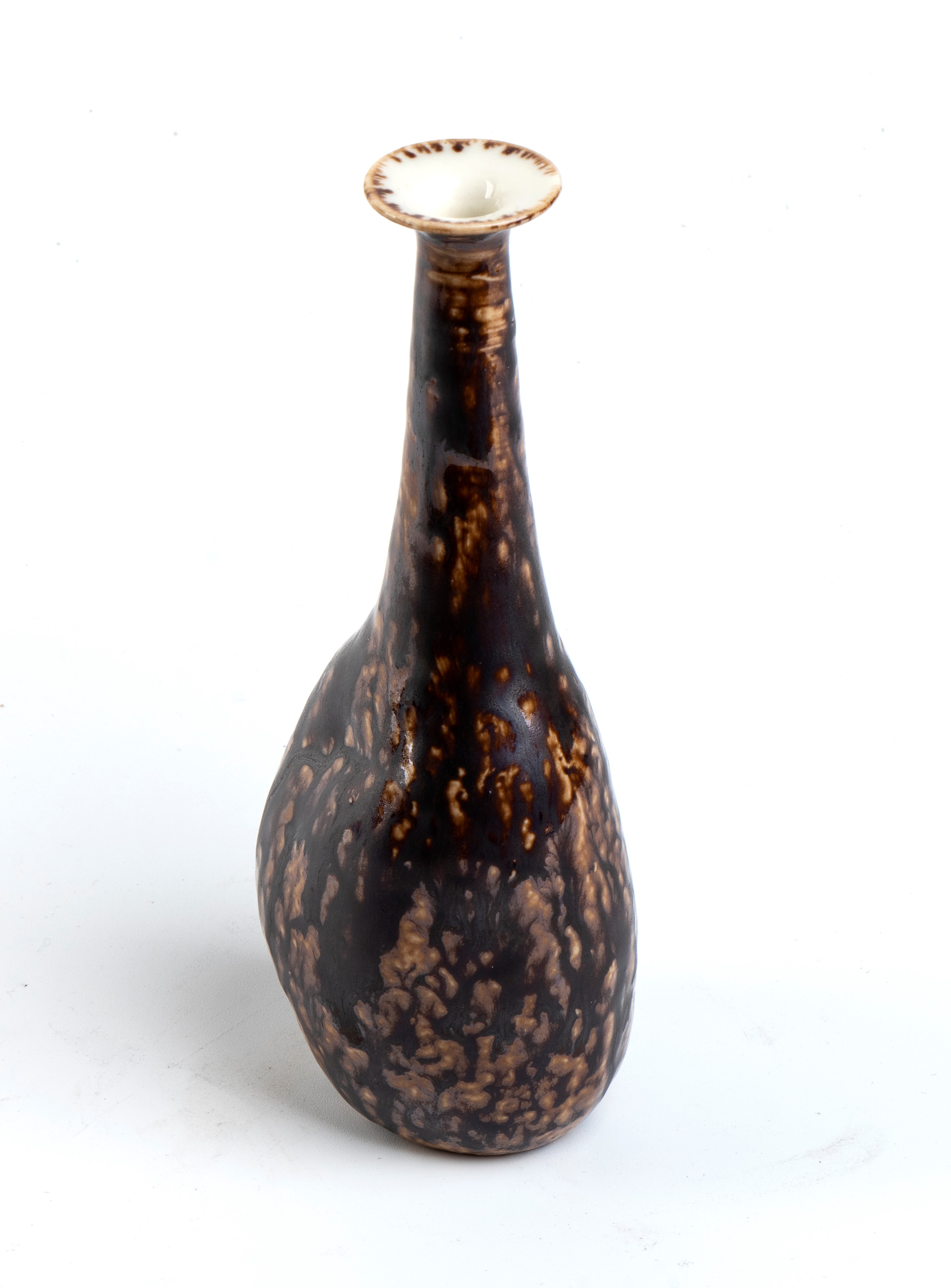 Guido Gambone - Piccola Bottiglia Marrone