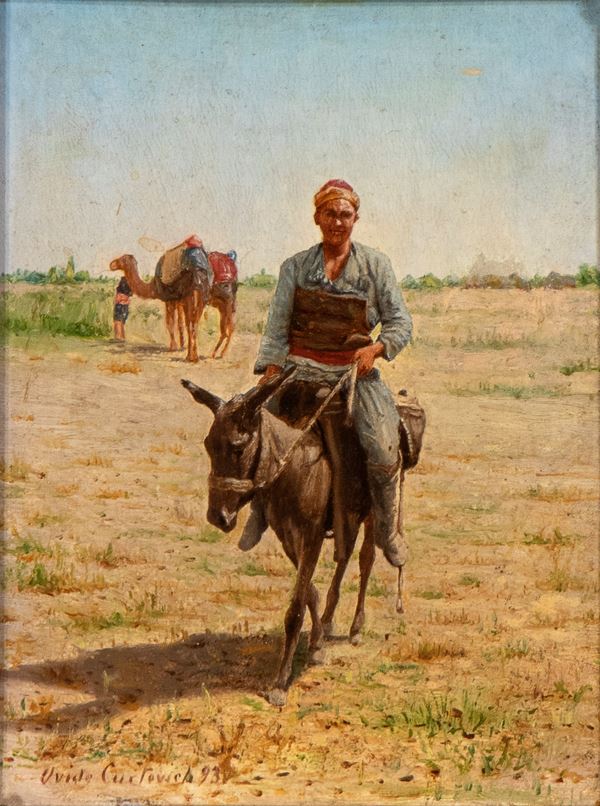 OVIDE CURTOVICH - Caravan in the desert