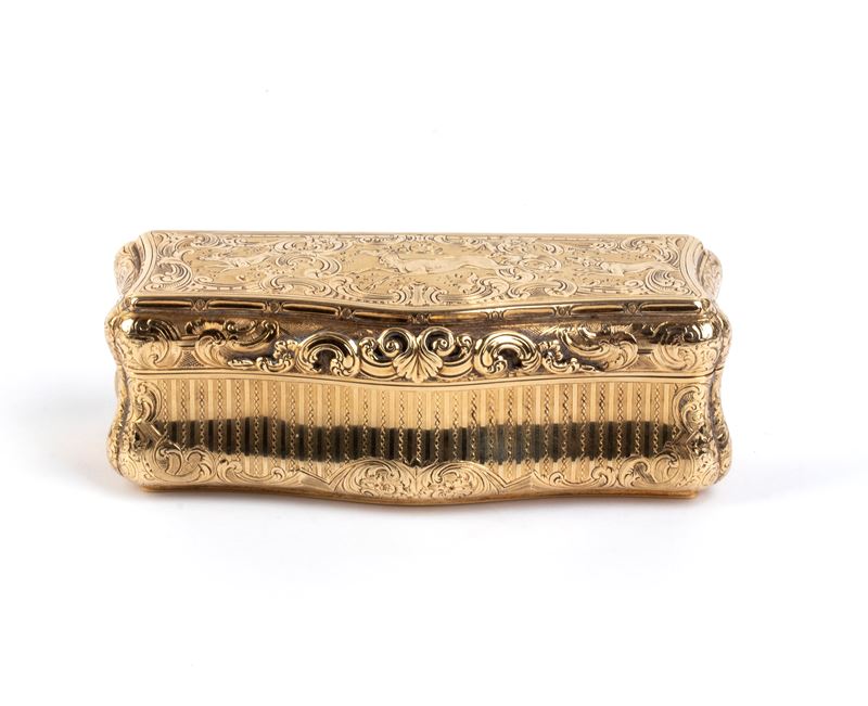 Tabacchiera svizzera in oro