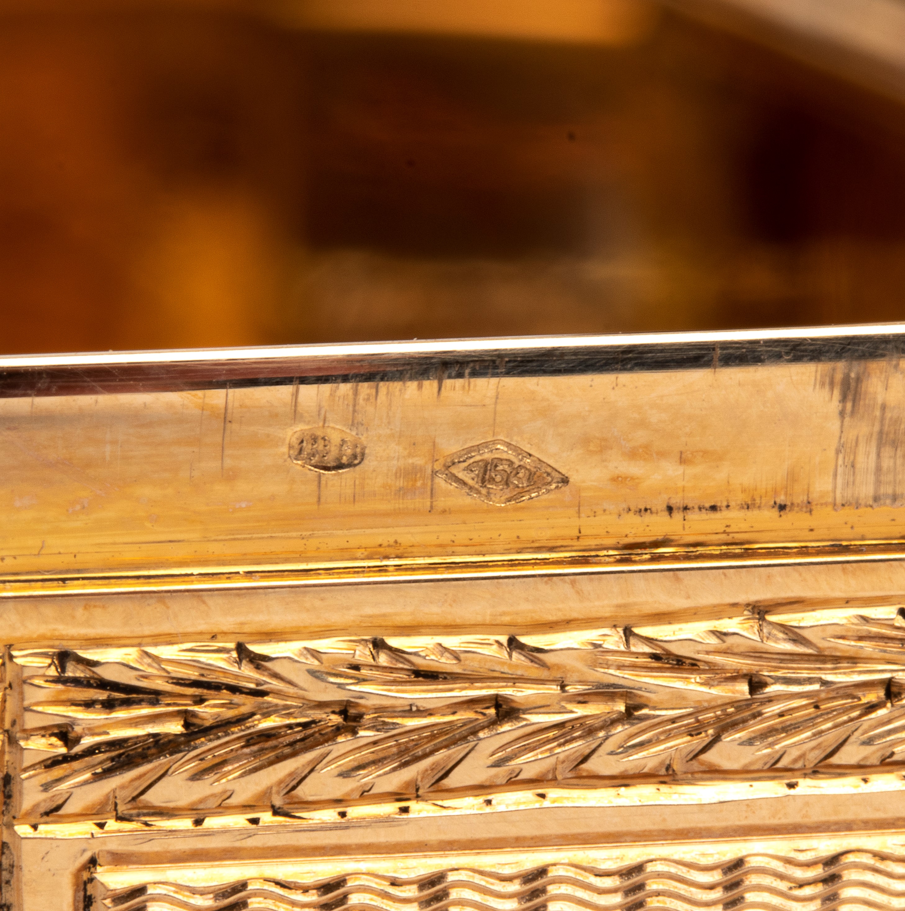 Tabacchiera italiana in oro e smalto