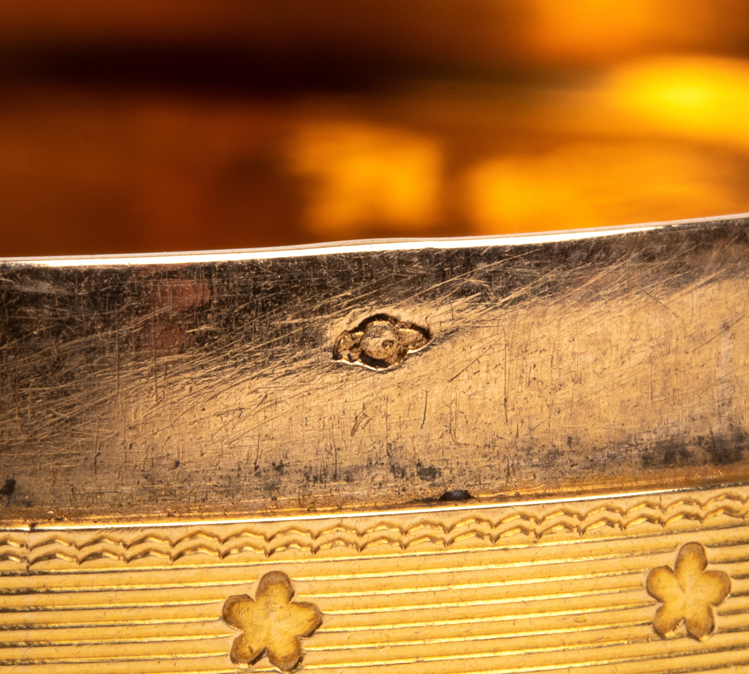 Tabacchiera francese in oro